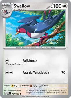 Swellow – Carta Pokémon TCG