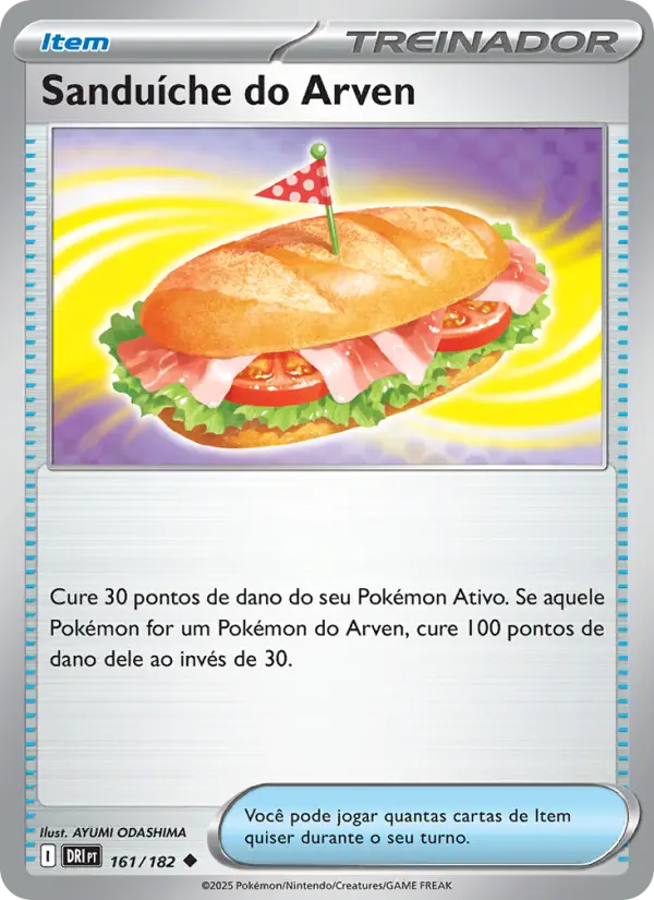 Sanduíche do Arven – Pokémon TCG