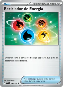 Reciclador de Energia – Carta Pokémon TCG