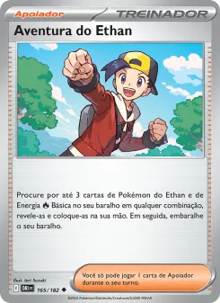 Aventura do Ethan – Carta Pokémon TCG
