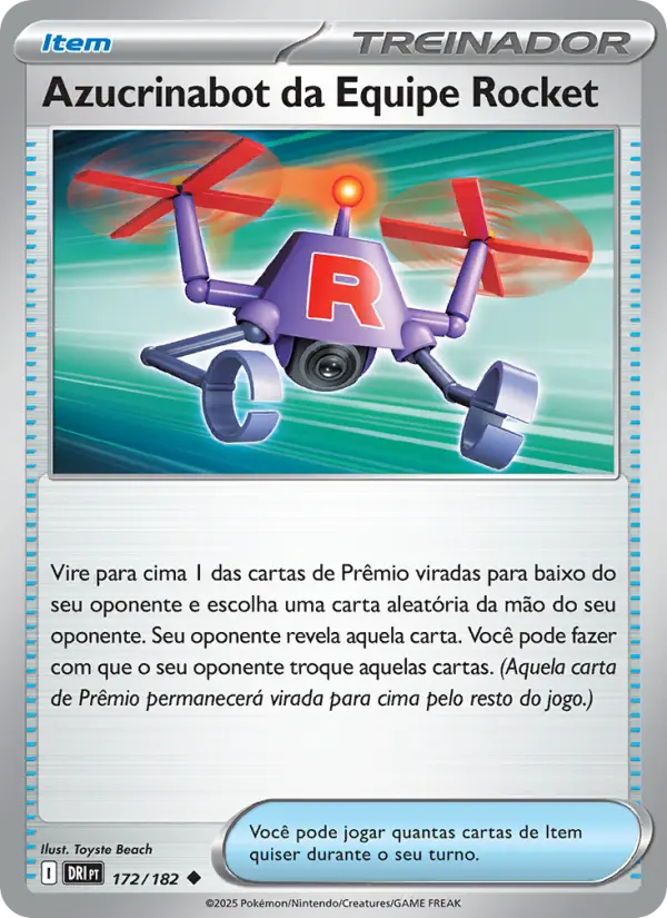 Azucrinabot da Equipe Rocket – Pokémon TCG