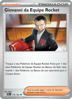 Giovanni da Equipe Rocket – Carta Pokémon TCG