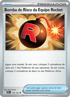 Bomba de Risco da Equipe Rocket – Carta Pokémon TCG