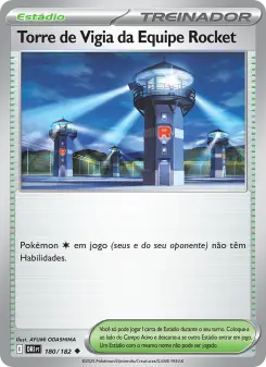 Torre de Vigia da Equipe Rocket – Carta Pokémon TCG
