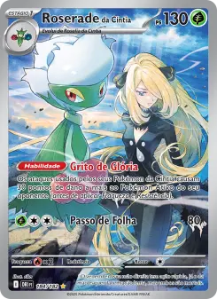 Roserade da Cíntia – Carta Pokémon TCG