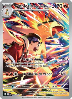 Typhlosion do Ethan – Carta Pokémon TCG