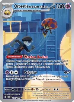 Orbeetle da Equipe Rocket – Carta Pokémon TCG