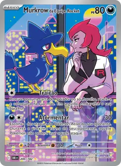 Murkrow da Equipe Rocket – Carta Pokémon TCG