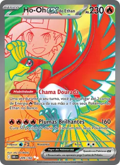 Ho-Oh ex do Ethan – Carta Pokémon TCG