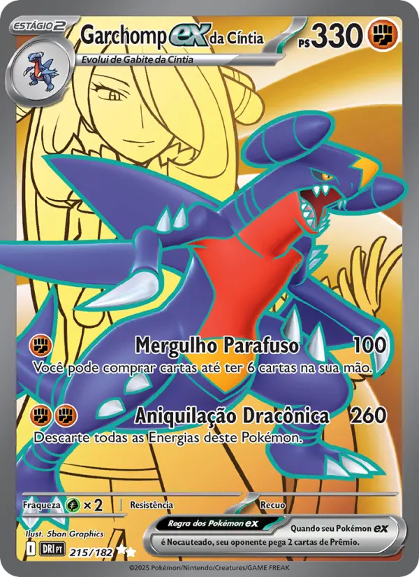 Garchomp ex da Cíntia – Pokémon TCG
