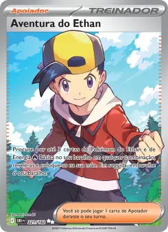 Aventura do Ethan – Carta Pokémon TCG