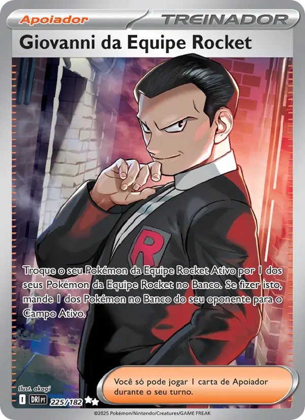 Giovanni da Equipe Rocket – Pokémon TCG