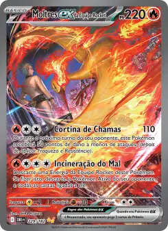 Moltres ex da Equipe Rocket – Carta Pokémon TCG