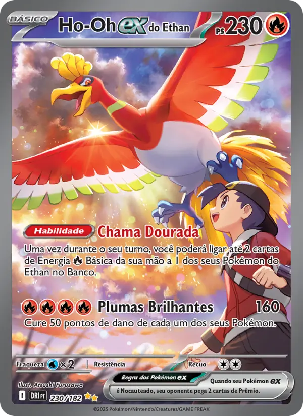 Ho-Oh ex do Ethan – Pokémon TCG
