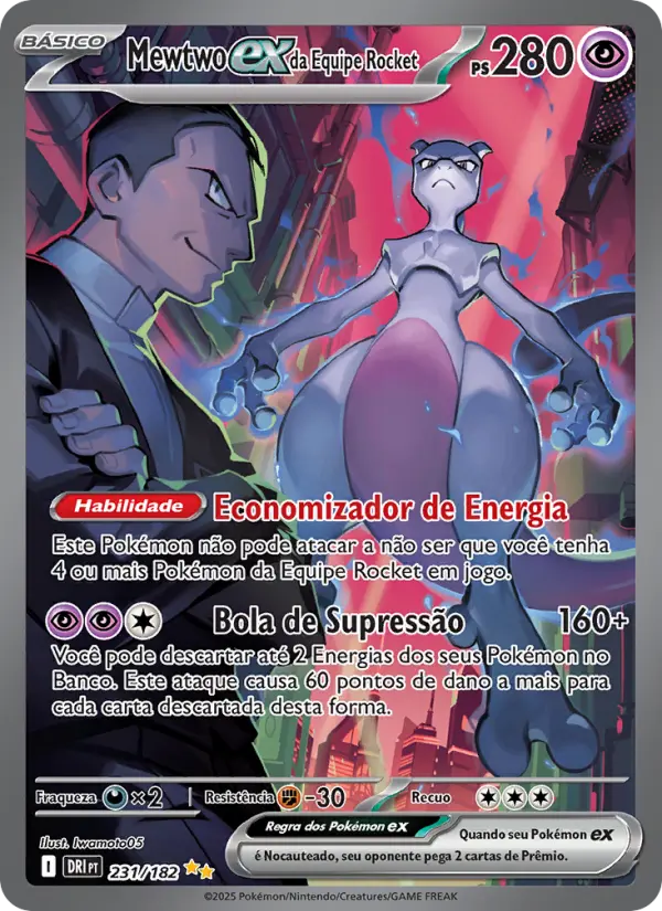Mewtwo ex da Equipe Rocket – Pokémon TCG