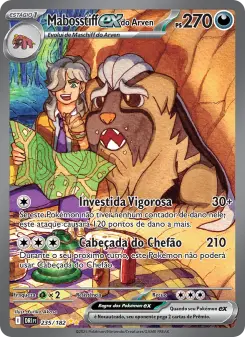 Mabosstiff ex do Arven – Carta Pokémon TCG