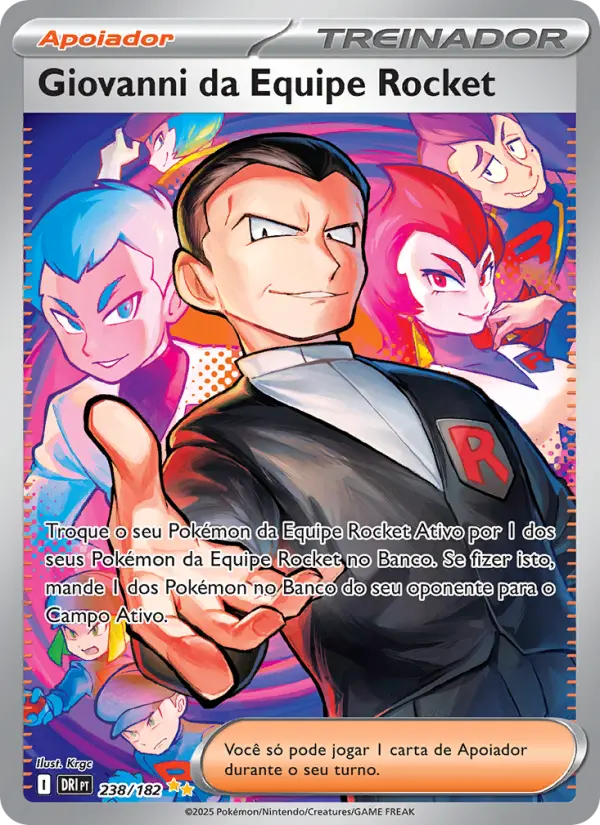 Giovanni da Equipe Rocket – Pokémon TCG