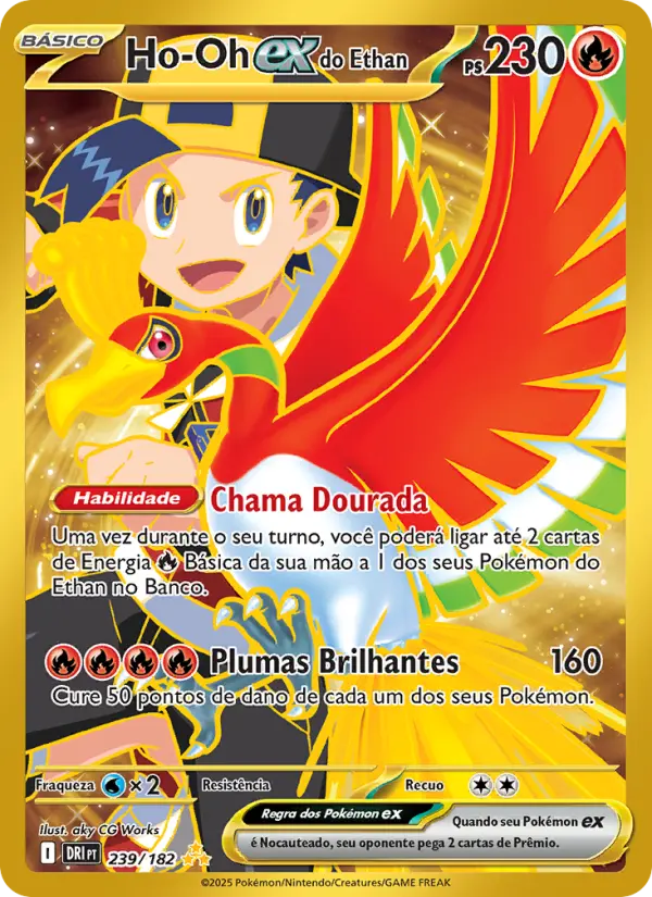 Ho-Oh ex do Ethan – Pokémon TCG