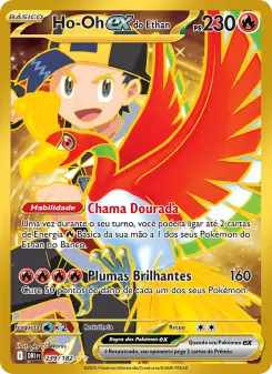 Ho-Oh ex do Ethan – Carta Pokémon TCG