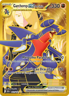 Garchomp ex da Cíntia – Carta Pokémon TCG