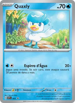 Quaxly – Carta Pokémon TCG