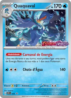 Quaquaval – Carta Pokémon TCG