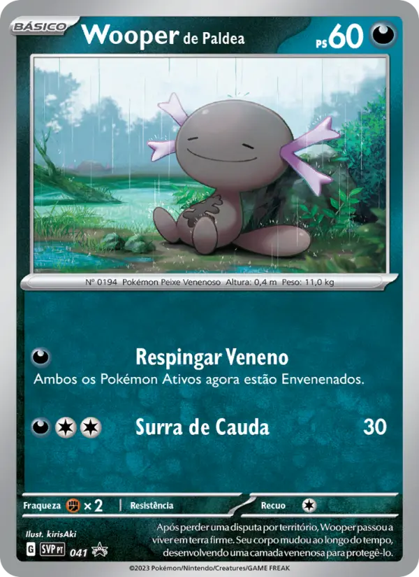 Wooper de Paldea – Pokémon TCG