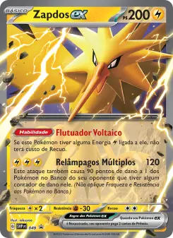 Zapdos ex – Carta Pokémon TCG