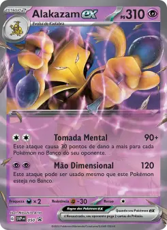 Alakazam ex – Carta Pokémon TCG