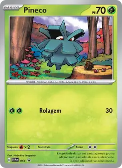 Pineco – Carta Pokémon TCG