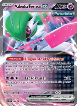 Valentia Férrea ex – Carta Pokémon TCG
