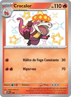 Crocalor – Carta Pokémon TCG