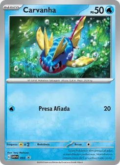 Carvanha – Carta Pokémon TCG