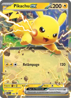 Pikachu ex – Carta Pokémon TCG