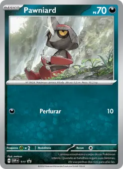 Pawniard – Carta Pokémon TCG