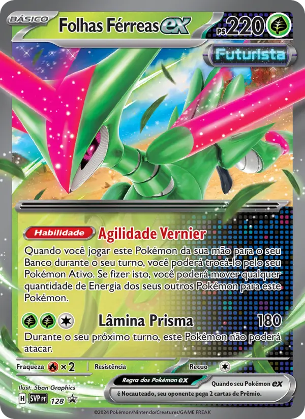 Folhas Férreas ex – Pokémon TCG