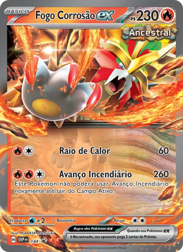 Fogo Corrosão ex – Pokémon TCG