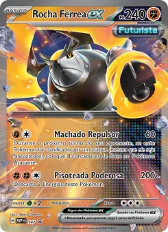 Rocha Férrea ex – Carta Pokémon TCG