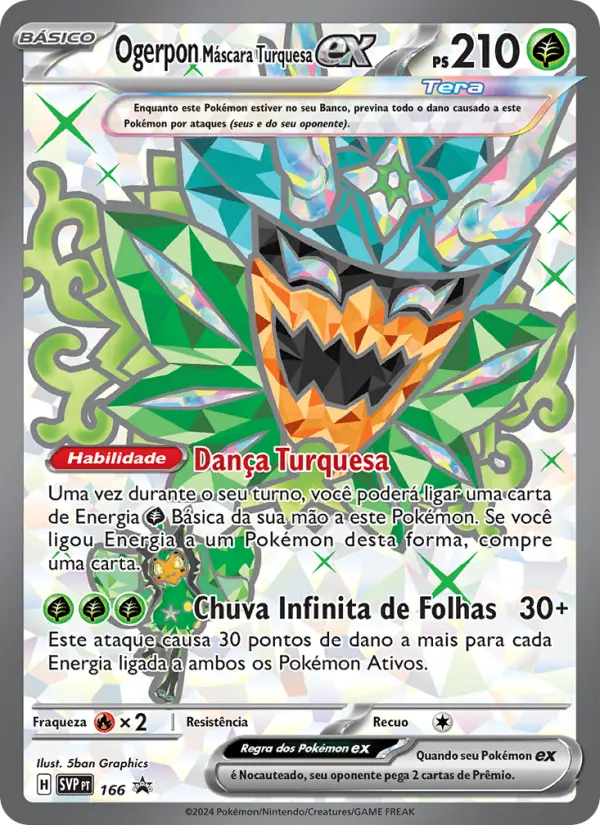Ogerpon Máscara Turquesa ex – Pokémon TCG