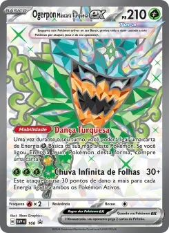 Ogerpon Máscara Turquesa ex – Carta Pokémon TCG