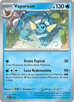 Vaporeon – Carta Pokémon TCG
