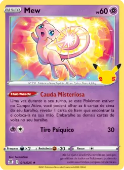Mew – Carta Pokémon TCG