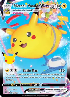 Pikachu Voador VMAX – Carta Pokémon TCG
