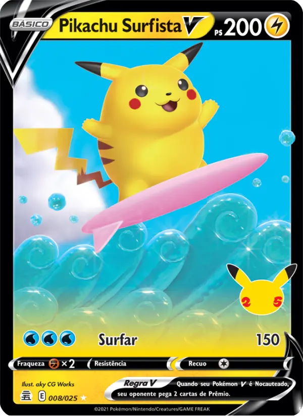 Pikachu Surfista V – Pokémon TCG