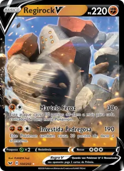 Regirock V – Carta Pokémon TCG