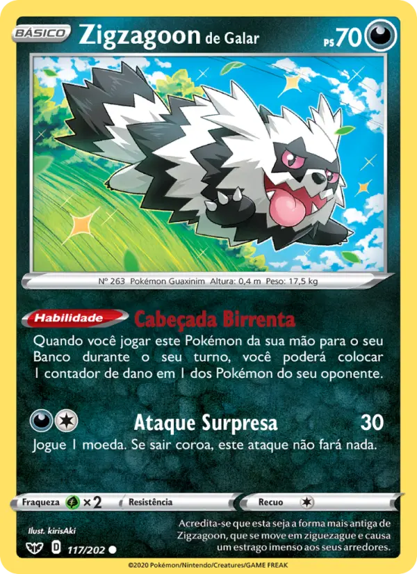 Zigzagoon de Galar – Pokémon TCG