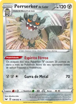 Perrserker de Galar – Carta Pokémon TCG