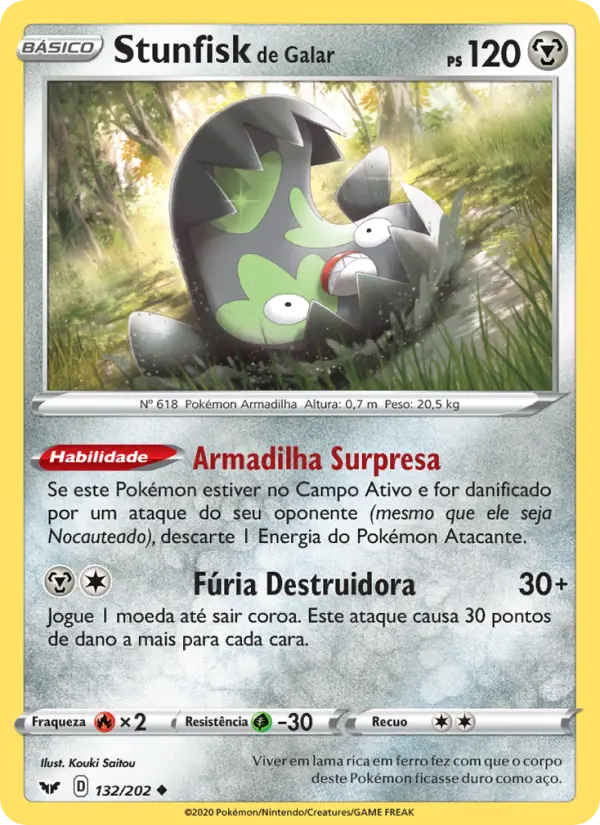 Stunfisk de Galar – Pokémon TCG