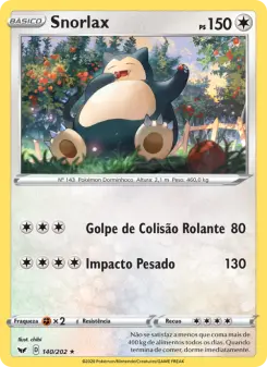Snorlax – Carta Pokémon TCG