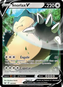 Snorlax V – Carta Pokémon TCG